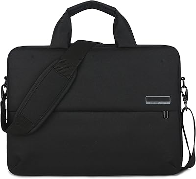 Sac à bandoulière pour ordinateur portable ebrinish bw-249, design élégant, durable et résistant