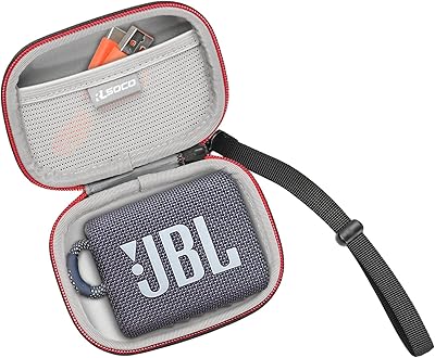 Étui rigide ralsocco pour haut-parleur bluetooth portable jbl go 3/go 2
