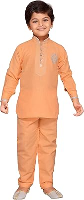 Aj designs ensemble de costume pathani pour enfants indiens pour garçons