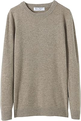 Pull slim à col rond pour hommes, 100% laine mérinos, automne hiver, pull
