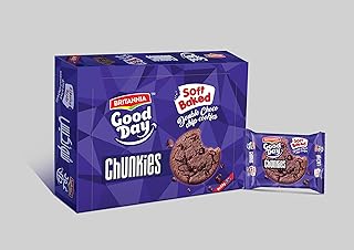 Biscuits moelleux aux pépites de chocolat double good day chunkies, 224 g, crème