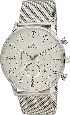 Montre unisexe mj832 multifonction à bracelet en maille