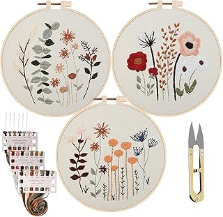 Sweet seven kit de broderie pour débutant 3 pièces : kits de point