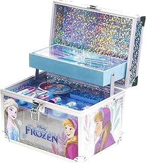 Coffret cosmétique disney la reine des neiges tonelli girl train comprenant un brillant