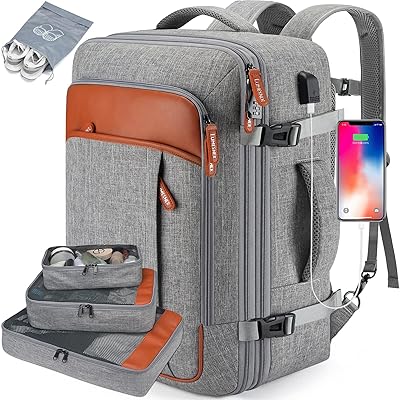 Sac à dos portable lumisner sac de voyage 40 l approuvé par l'aviation