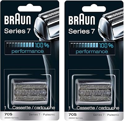 Recharge de rechange pour tête de rasoir et tondeuse braun 70s - paquet