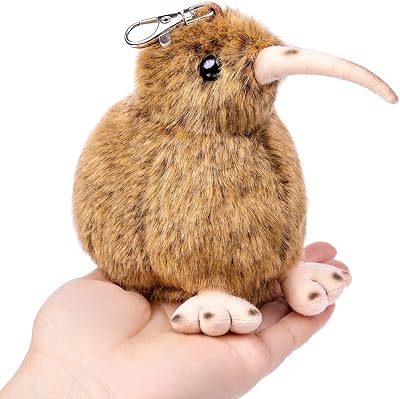 Jouet en peluche oiseau kiwi bébé zhong xin maid 5"