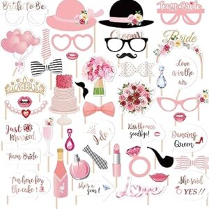 ACCESSOIRES DE CABINE PHOTO POUR ENTERREMENT DE VIE DE JEUNE FILLE (44 PIÈCES)