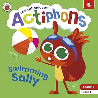 Actiphons niveau 1 livre swimming sally : apprenez la phonétique et soyez actif