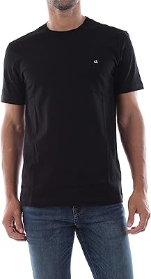 T-shirt en coton à manches courtes calvin klein pour hommes orné du logo de la marque. Des économies garanties sur chaque commande avec Diaytar