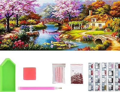 Kit de peinture diamant 5d pour adultes, kit d'art diamant pour débutant entièrement
