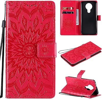 Ttianfa étui pour nokia 3.4 flip wallet case 2 protecteur d'écran en verre