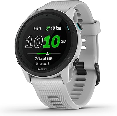 Montre intelligente gps garmin forerunner 745 pour course à pied et triathlon, look