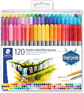 Stylos à fibre double pointe stedtler design journey 3200 tb120 - étroit