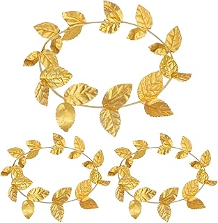 3 pièces bandeaux romains couronne de laurier romaine casque feuille coiffure