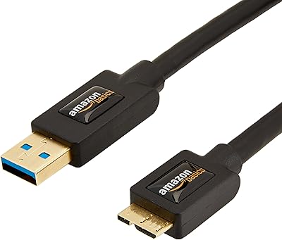 Câble de chargeur amazonbasics usb 3.0 a mâle vers micro b - 3