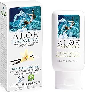 Lubrifiant personnel biologique et hydratant vaginal naturel avec 95 % d'aloe vera