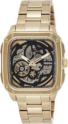 Montre pour homme fossil bq2573 en acier inoxydable - or