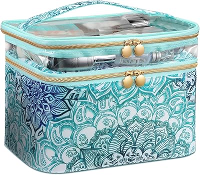 Vinity grande trousse de maquillage double couche pour chambre à coucher