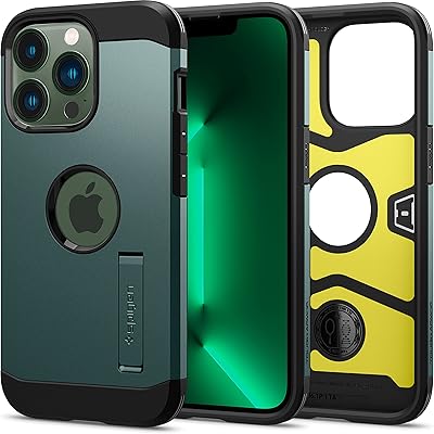 Coque spigen tough armor conçue pour iphone 13 pro max avec mousse