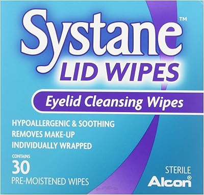 Lingettes nettoyantes pour paupières sistan (30 pièces chacune) paquet de 2