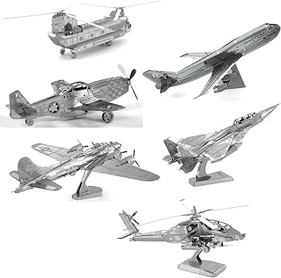 Kit d'avion au sol en métal 3d boeing ah-64 apache
