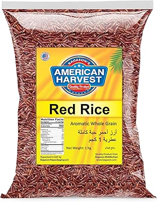 Riz rouge à grains entiers de récolte américaine d'aromatique | sans gluten |