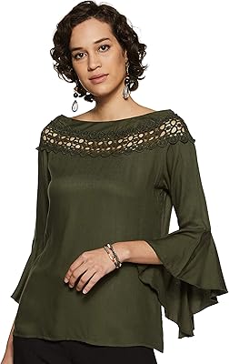 Chemisier crave coupe régulière de couleur unie pour femme