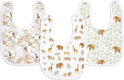 Bavoirs bébé doux et absorbants aden & anais essentials, 100 % mousseline