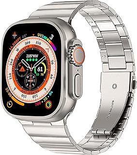 Bracelet métallique amélioré sans outil compatible avec apple watch 100 %