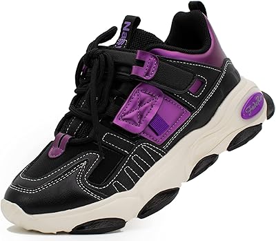 Baskets de course lucky kids pour filles garçons et femmes avec fermeture