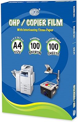 Films de copie fis ohp/100 feuilles, format a4 (210 x 297 mm), 100