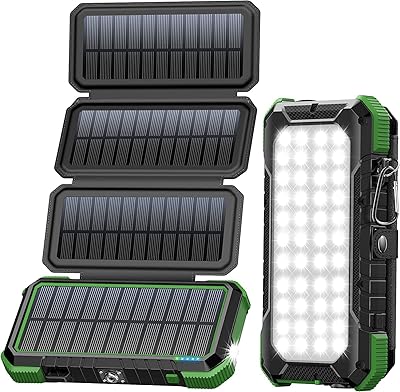 Banque d'énergie solaire liu way 26 800 mah batterie externe à
