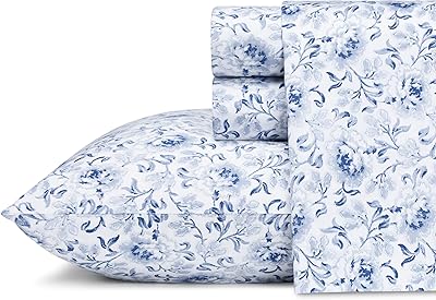 Laura ashley home - draps king size, ensemble de draps en satin