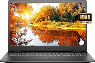 Ordinateur portable dell inspiron 3501 avec écran tactile fhd de 15,6 pouces, processeur