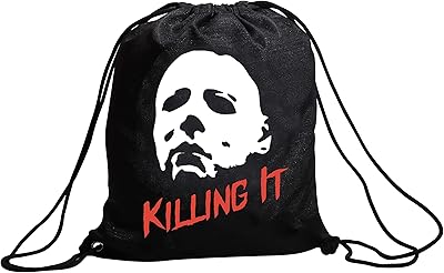 Zjxhpo michael halloween myers horror movie gift lover kill it zipper makeup bag