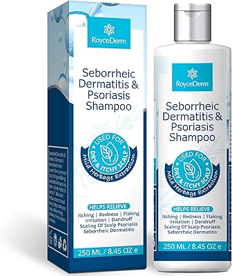 Shampoing roycederm pour la dermatite séborrhéique, shampooing contre le psoriasis, shampooing contre