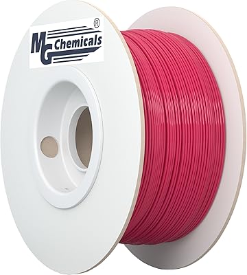 Filament d'imprimante 3d mg pla chemicals, 1,75 mm, 1 kg, rouge thermochromique à