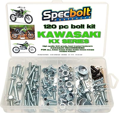 Kit de boulons à deux temps specbolt kawasaki kx 120 pièces pour l'entretien