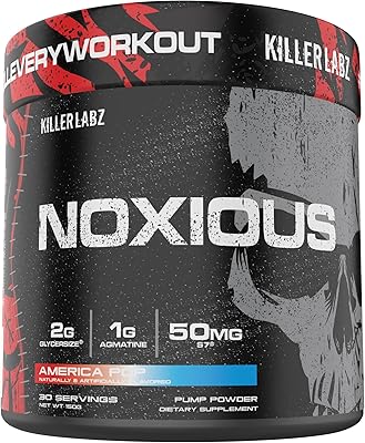 Killer labs pump noxius powder | 2g glycérine | 1g agmatase | 50mg