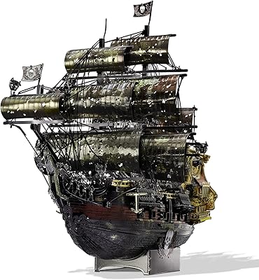 Puzzle 3d en métal pour adultes kits de modèles de bateau pirate