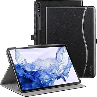 Étui ztotop pour samsung galaxy tab s8 plus-s7 fe étui à rabat
