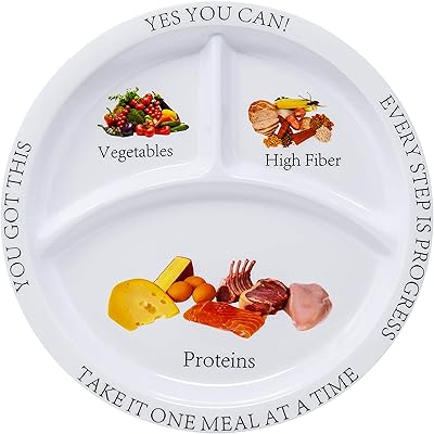 Plaques nutritionnelles de contrôle des portions d'obésité pour la perte de poids