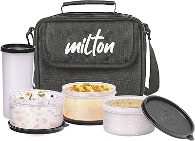 Boîte à lunch combinée milton new mail 3 récipients et 1