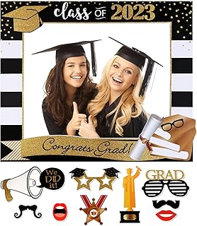 Ensemble d'accessoires de photomaton de grande taille pour la classe 2021, cadre photo