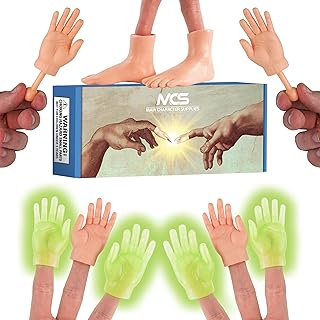Mini marionnettes à doigts et orteils (12 pièces) pour farces cadeaux