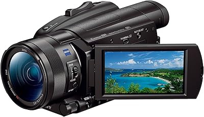 Caméscope sony fdr-ax700 4k hdr avec système af hybride rapide à 273 points