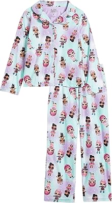 Ensemble de pyjama boutonné sur le devant pour filles l.o.l surprise !