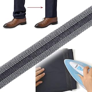 Ruban adhésif thermocollant pour jeans, pantalons de costume, ruban d'ourlet en tissu, aucune
