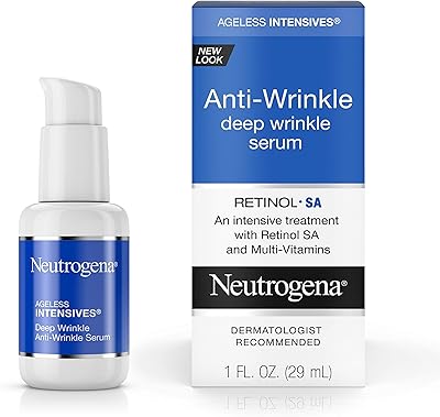 Sérum anti-rides au rétinol neutrogena ageless intensives, sérum quotidien rides profondes avec rétinol
